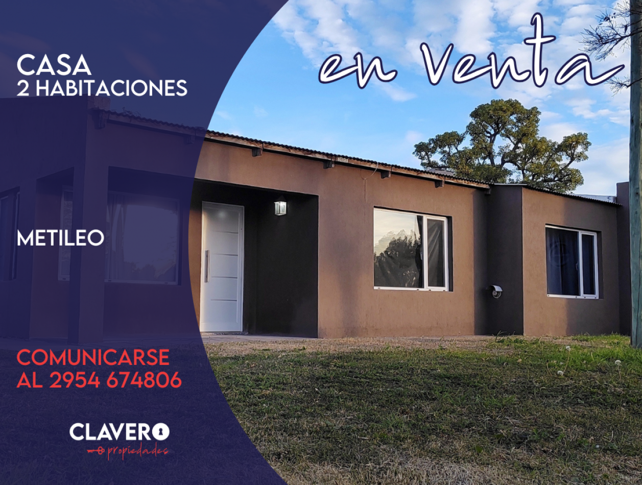 Venta casa en Metileo