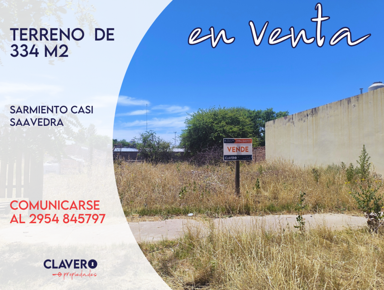 Terreno con todos los servicios en Toay