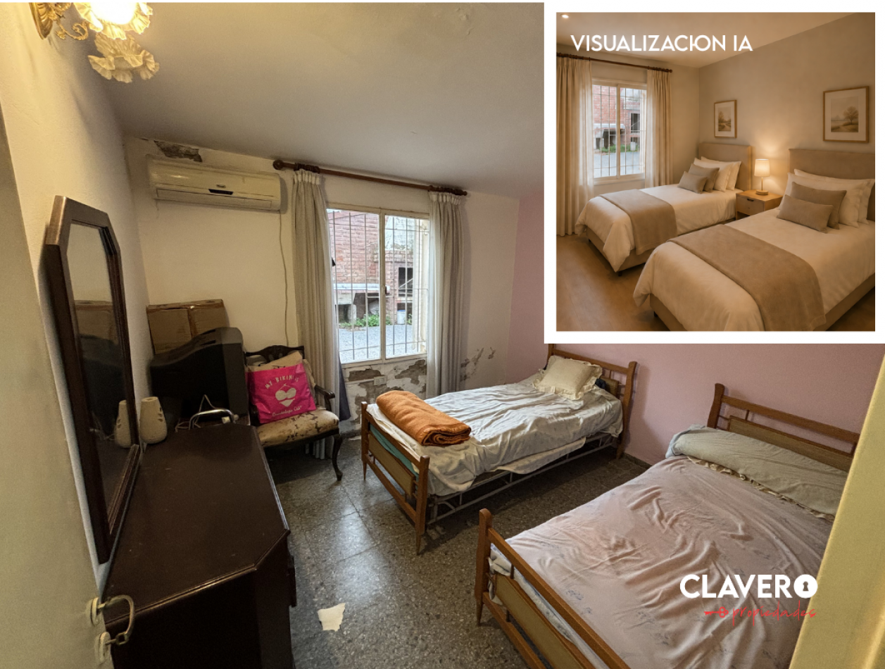 Casa amplia de 3 habitaciones