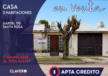 Casa amplia de 3 habitaciones