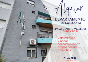DEPARTAMENTO DE CATEGORIA EN ALQUILER